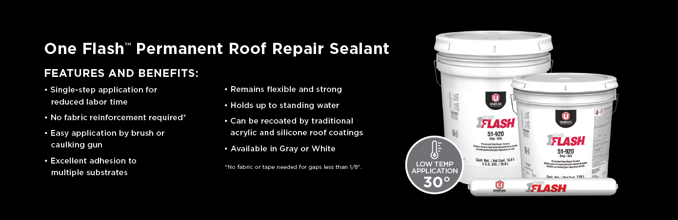 Sample image of a silicone roof